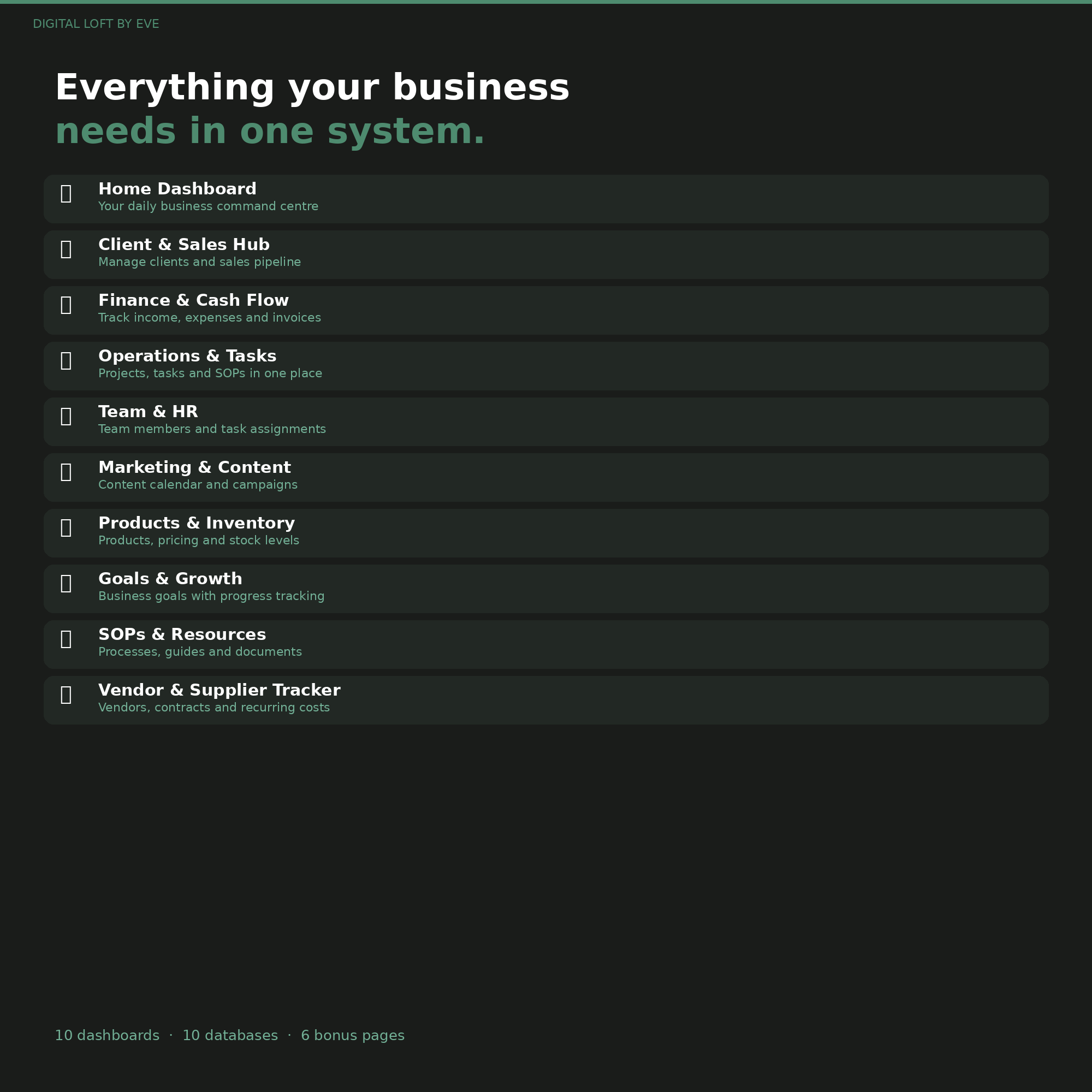 Small Business OS — All-in-One Notion Workspace for Business Owners