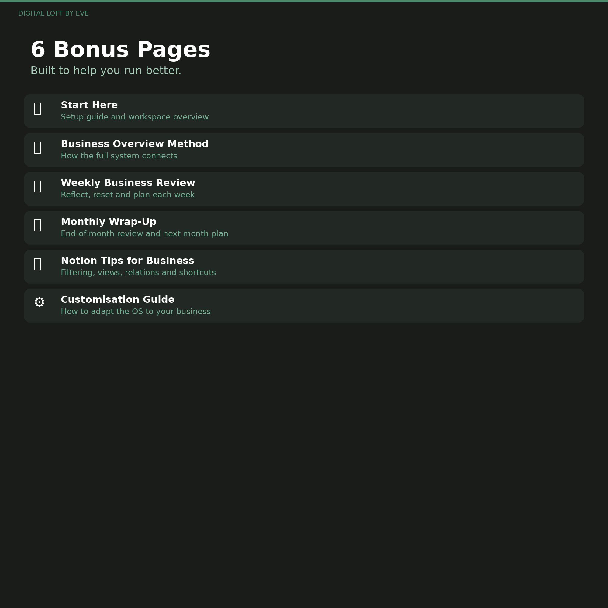 Small Business OS — All-in-One Notion Workspace for Business Owners