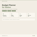 Personal Budget Planner Notion Template — Accounts, Transactions, Savings Goals & Bills