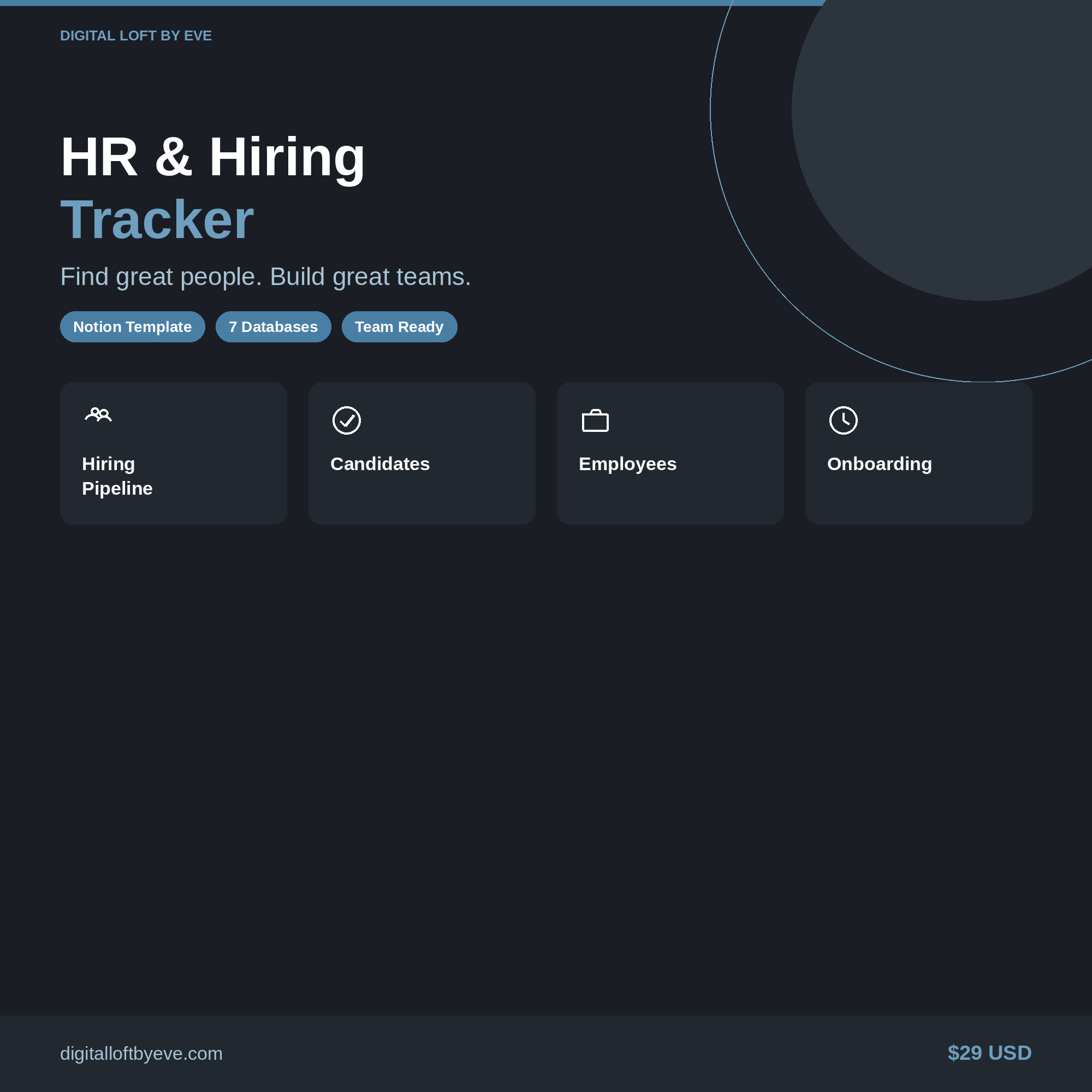HR & Hiring Tracker — All-in-One Notion Workspace for Teams