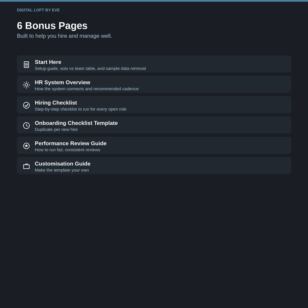 HR & Hiring Tracker — All-in-One Notion Workspace for Teams