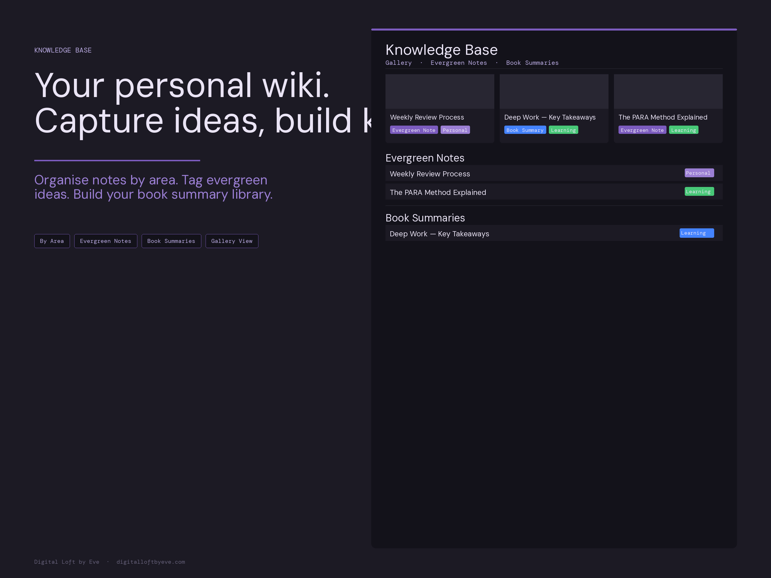Second Brain Template — All-in-One Notion Workspace for Life & Work