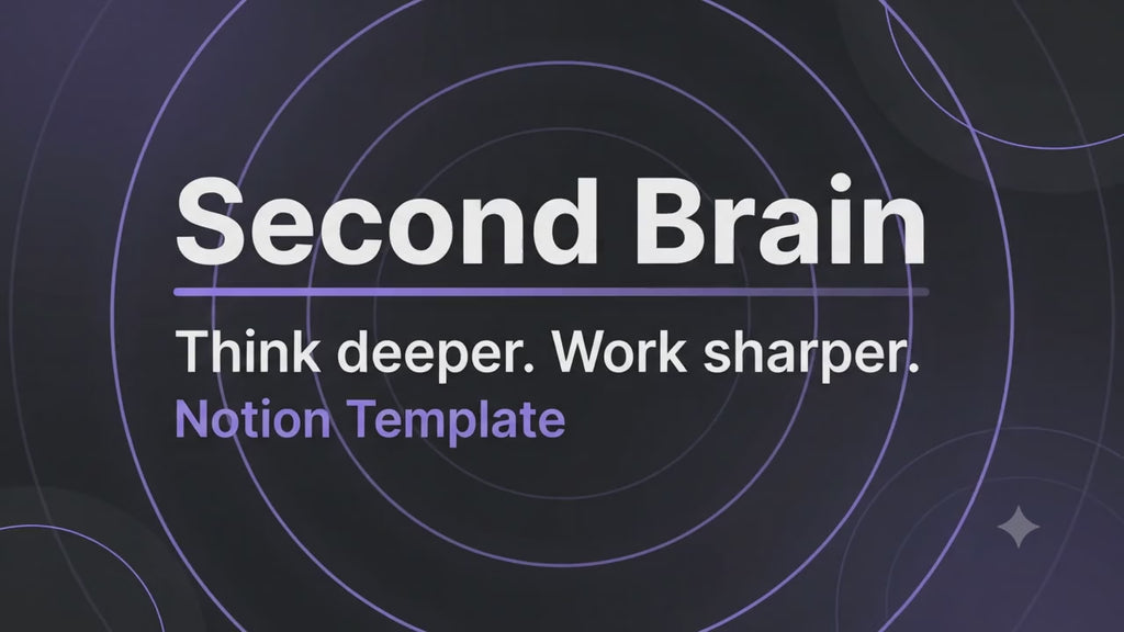 Second Brain Template — All-in-One Notion Workspace for Life & Work