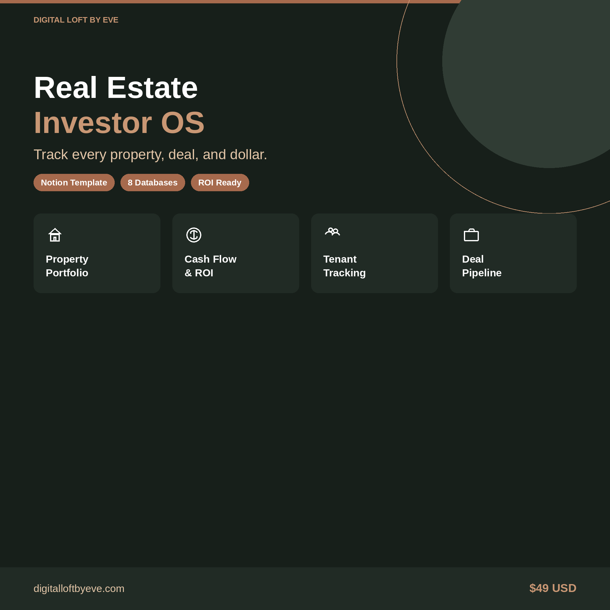 Real Estate Investor OS — All-in-One Notion Workspace for Property Investors