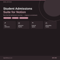 Student Admissions Suite — All-in-One Notion Workspace for Admissions