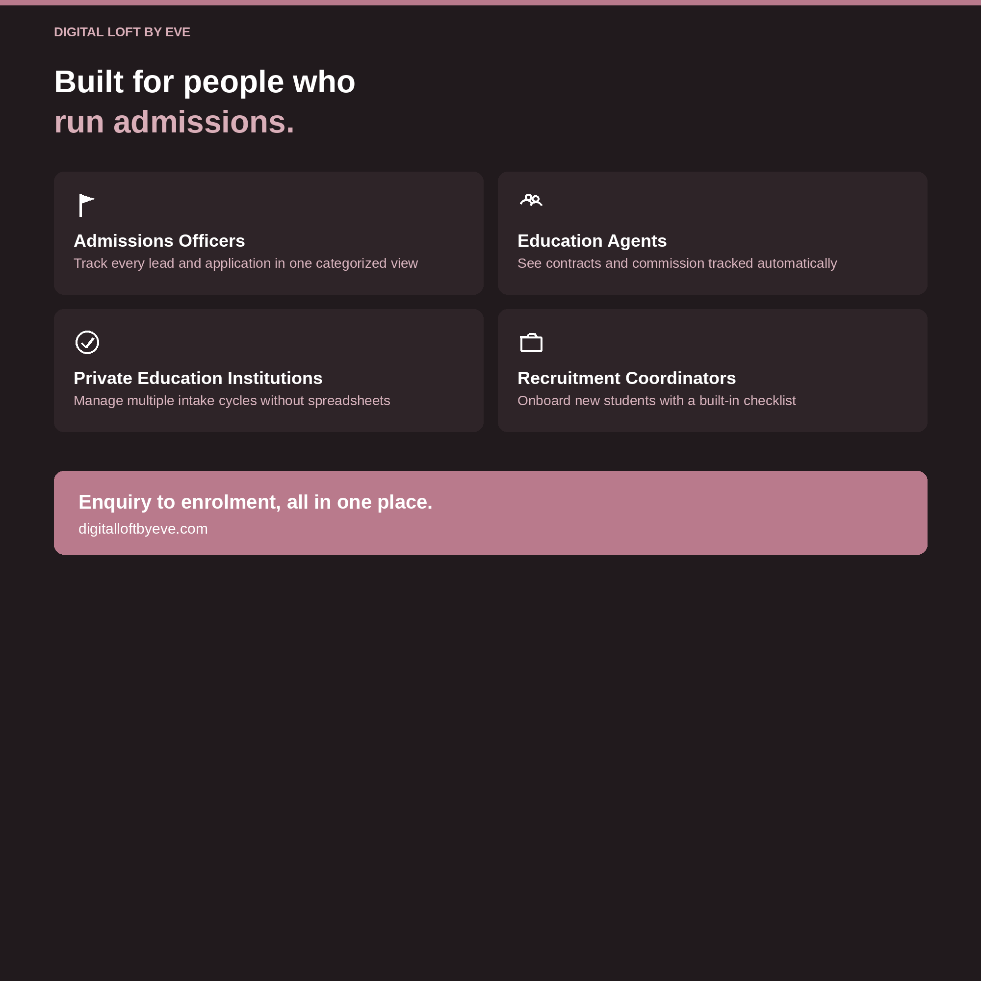 Student Admissions Suite — All-in-One Notion Workspace for Admissions